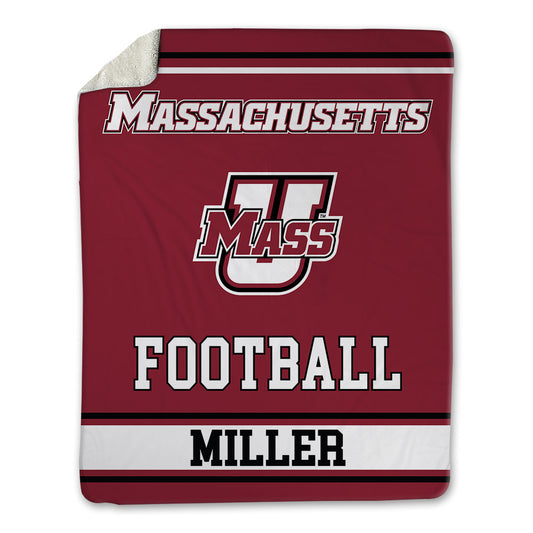 UMass - NCAA Football : Peyton Miller - Blanket-0