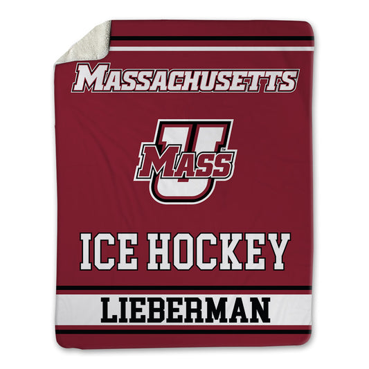 UMass - NCAA Men's Ice Hockey : Charlie Lieberman - Blanket-0