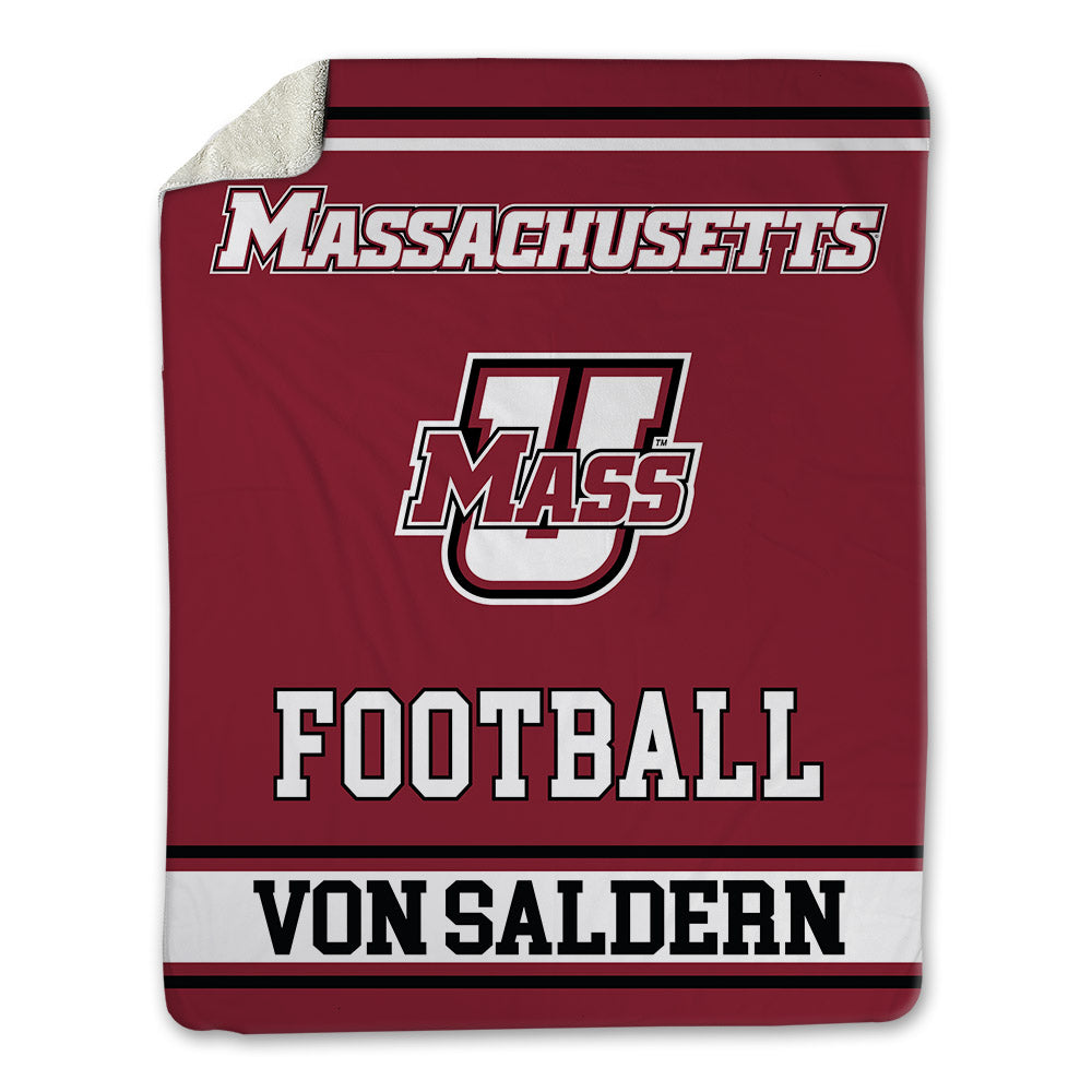 UMass - NCAA Football : Magnus Von Saldern - Blanket-0