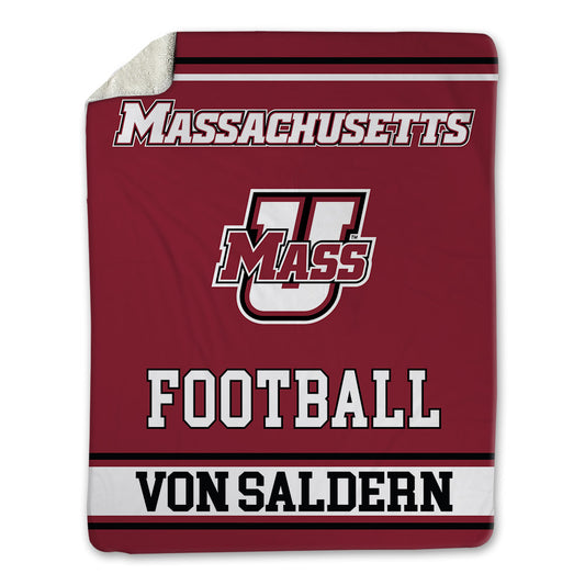 UMass - NCAA Football : Magnus Von Saldern - Blanket-0