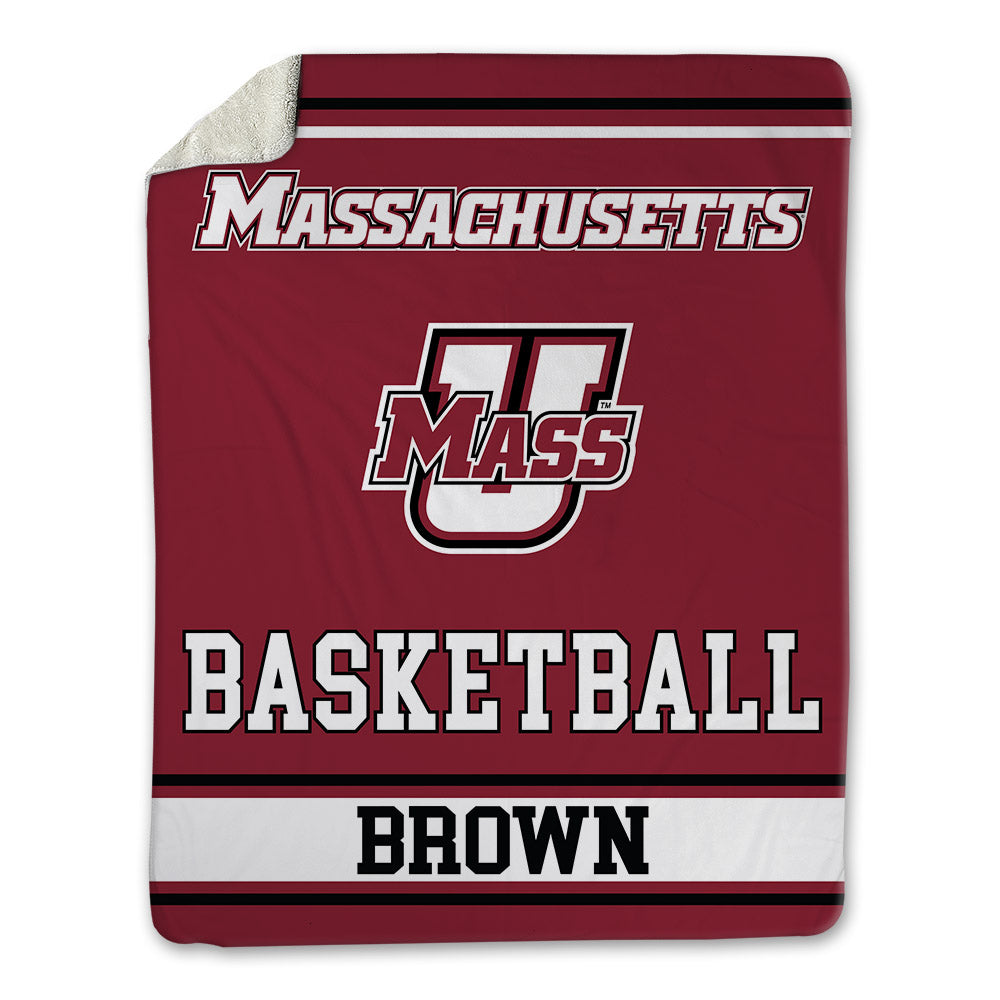 UMass - NCAA Men's Basketball : Donovan Brown - Blanket-0