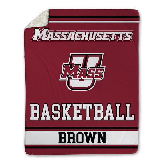 UMass - NCAA Men's Basketball : Donovan Brown - Blanket-0