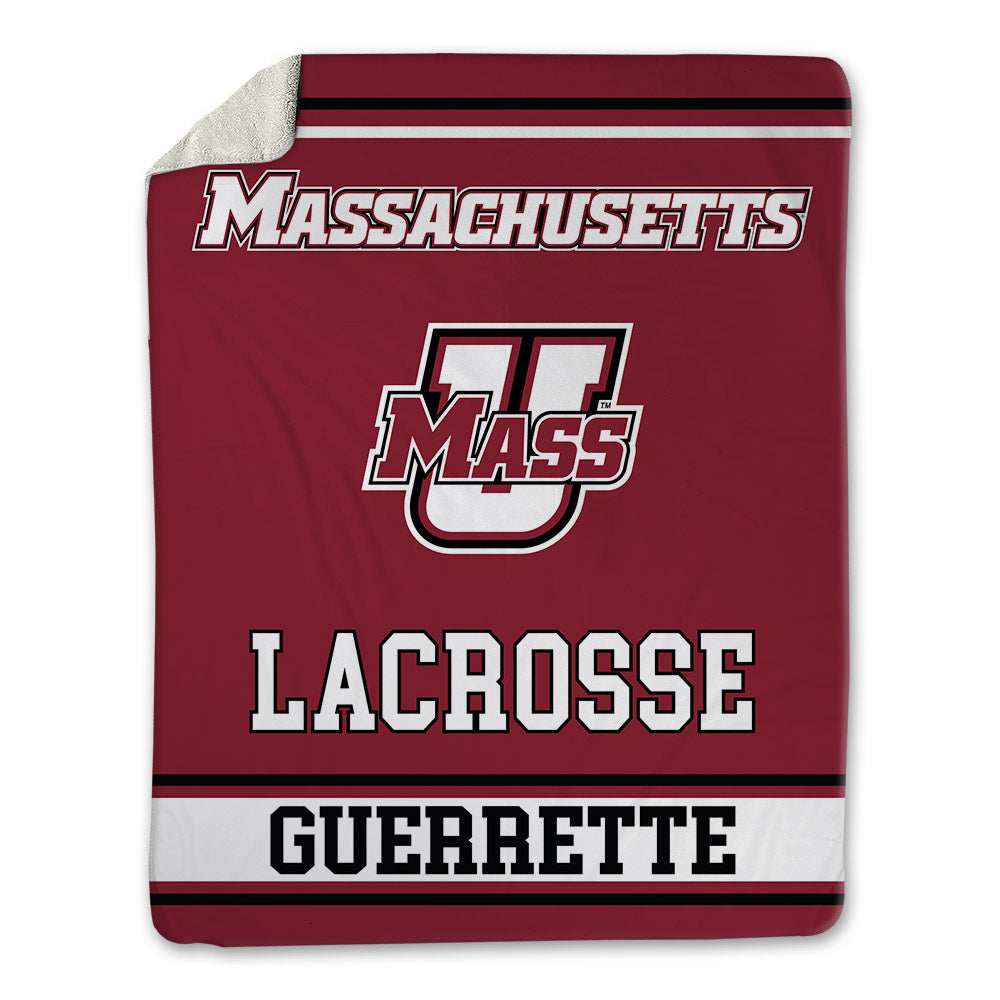 UMass - NCAA Men's Lacrosse : Joe Guerrette - Blanket-0
