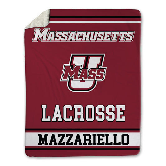 UMass - NCAA Men's Lacrosse : Ryan Mazzariello - Blanket-0