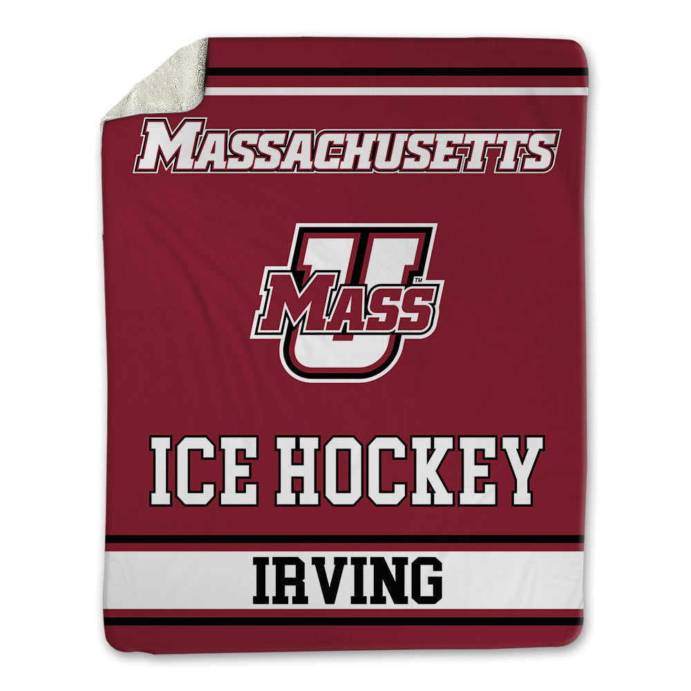 UMass - NCAA Men's Ice Hockey : Jackson Irving - Blanket-0