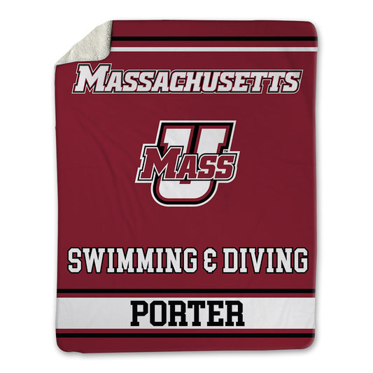 UMass - NCAA Women's Swimming & Diving : Sophie Porter - Blanket-0