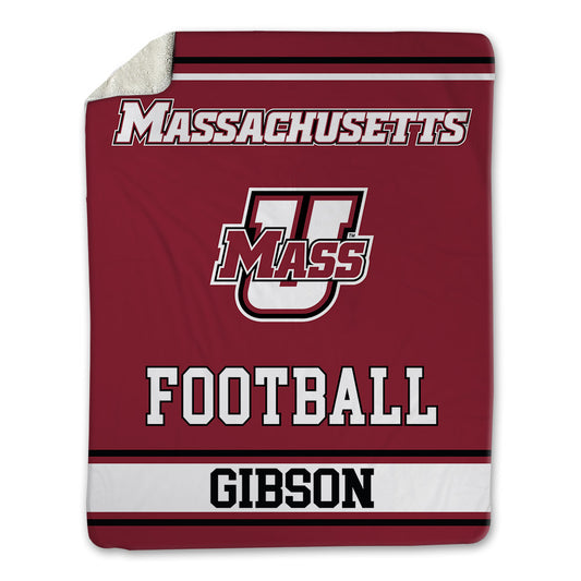 UMass - NCAA Football : Jacquon Gibson - Blanket-0