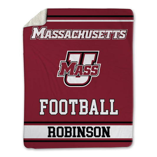 UMass - NCAA Football : Aquan Robinson - Blanket-0