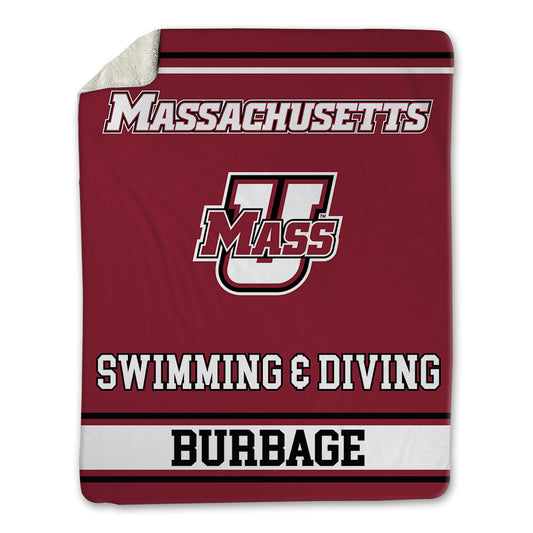UMass - NCAA Women's Swimming & Diving : Lindsay Burbage - Blanket-0