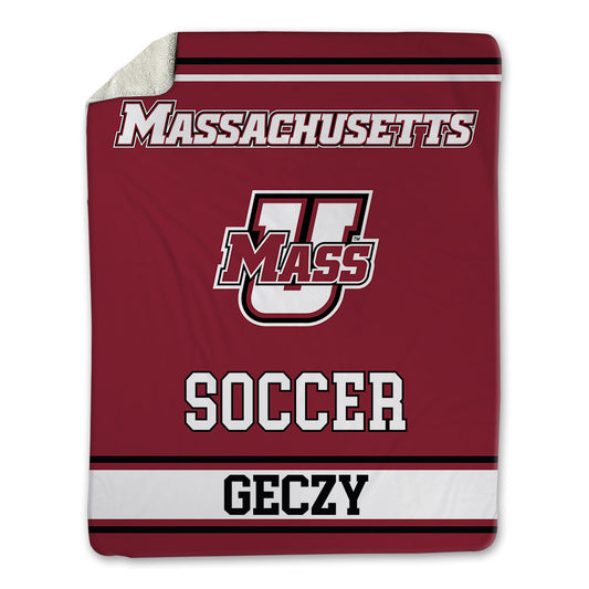 UMass - NCAA Men's Soccer : Alex Geczy - Blanket-0