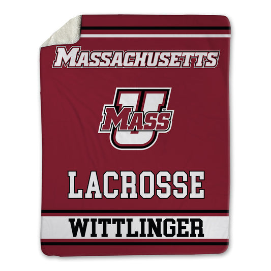 UMass - NCAA Men's Lacrosse : Cole Wittlinger - Blanket-0