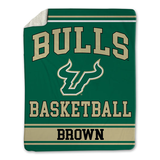 USF - NCAA Men's Basketball : CJ Brown - Blanket-0