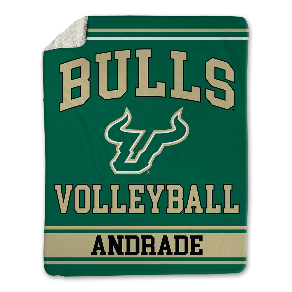 USF - NCAA Women's Volleyball : Maria Clara Andrade - Blanket-0