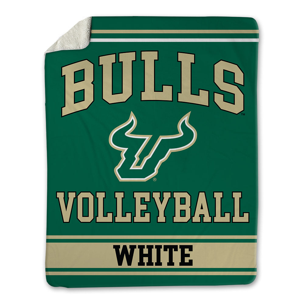 USF - NCAA Women's Volleyball : Sarah White - Blanket-0