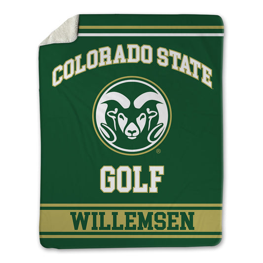 Colorado State - NCAA Men's Golf : Roy Willemsen - Blanket-0