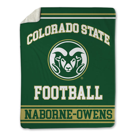 Colorado State - NCAA Football : Jeremy Naborne-Owens - Blanket-0