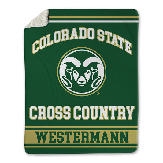 Colorado State - NCAA Men's Cross Country : Parker Westermann - Blanket-0