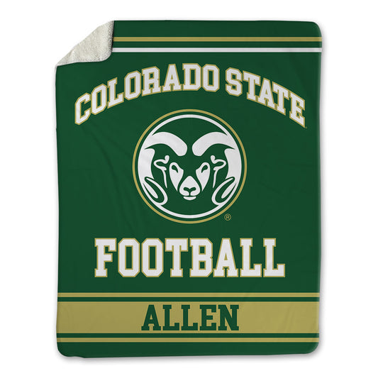 Colorado State - NCAA Football : Kentez Allen - Blanket-0