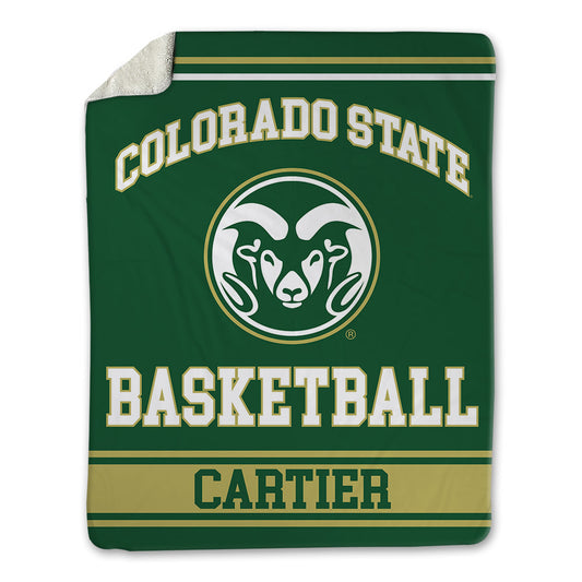 Colorado State - NCAA Men's Basketball : Patrick Cartier - Blanket-0