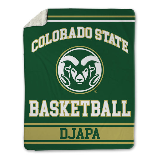 Colorado State - NCAA Men's Basketball : Nikola Djapa - Blanket-0