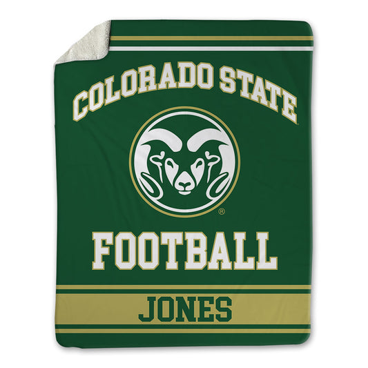 Colorado State - NCAA Football : Gabe Jones - Blanket-0