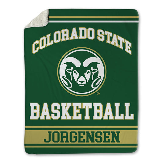 Colorado State - NCAA Men's Basketball : Kyle Jorgensen - Blanket-0