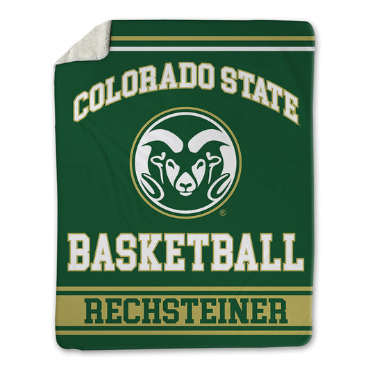 Colorado State - NCAA Men's Basketball : Brandon Rechsteiner - Blanket-0