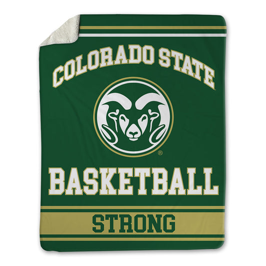 Colorado State - NCAA Men's Basketball : Josiah Strong - Blanket-0