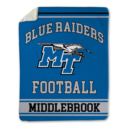 MTSU - NCAA Football : Jekail Middlebrook - Blanket-0