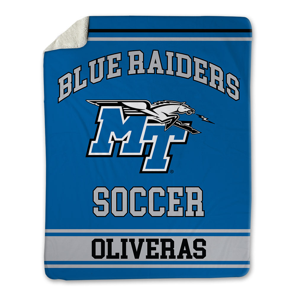 MTSU - NCAA Women's Soccer : Jessica Oliveras - Blanket-0