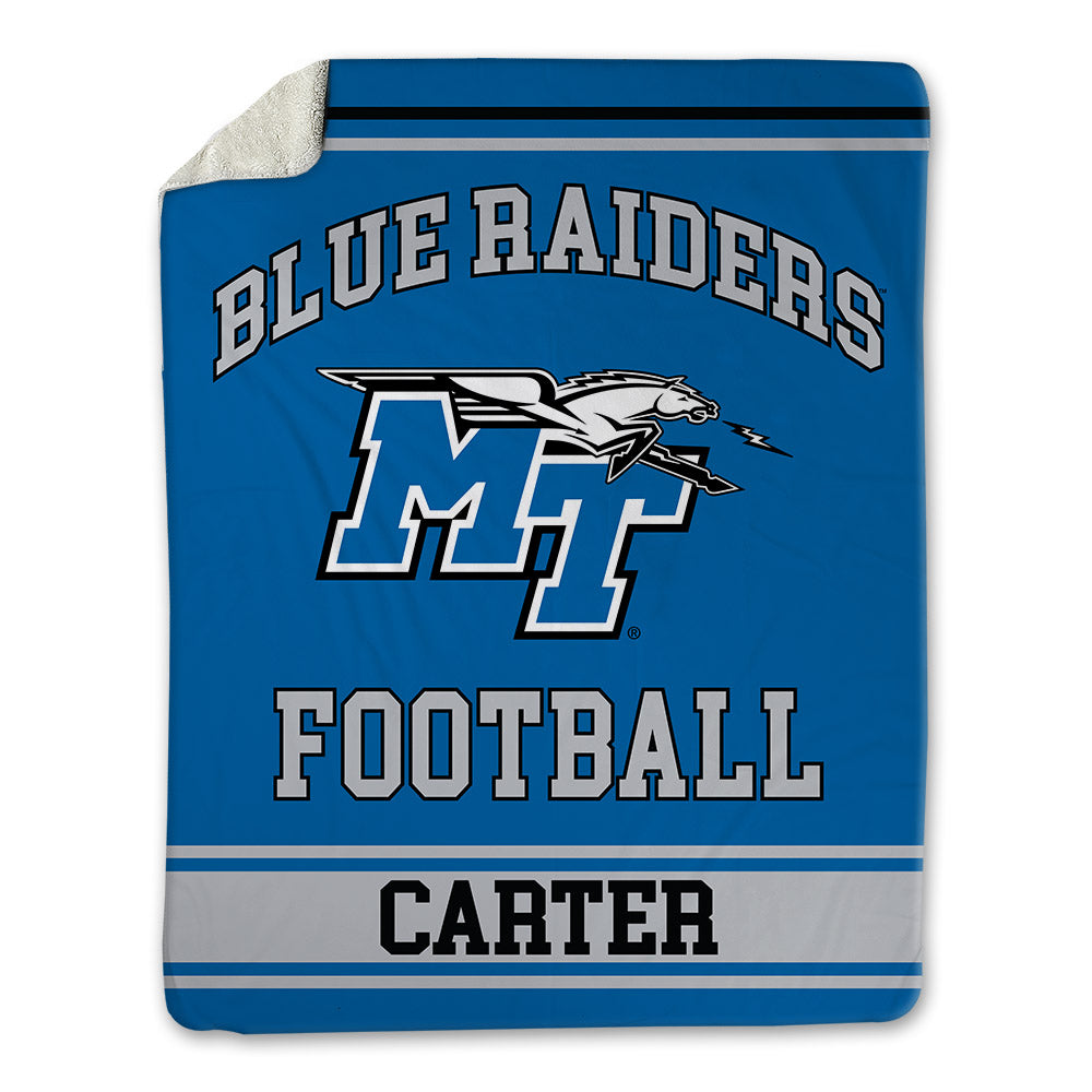 MTSU - NCAA Football : Gamarion Carter - Blanket-0