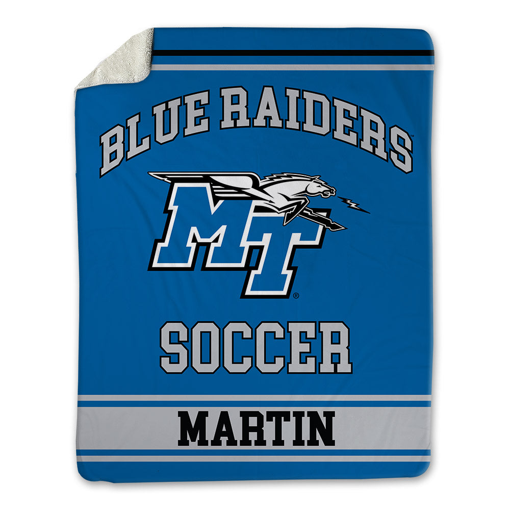 MTSU - NCAA Women's Soccer : Addie Martin - Blanket-0