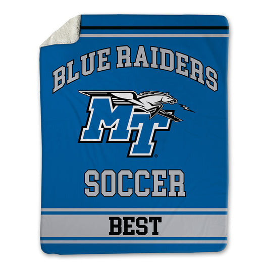 MTSU - NCAA Women's Soccer : Olivia Best - Blanket-0