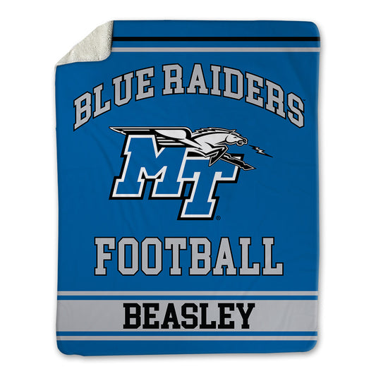 MTSU - NCAA Football : Jordan Beasley - Blanket-0