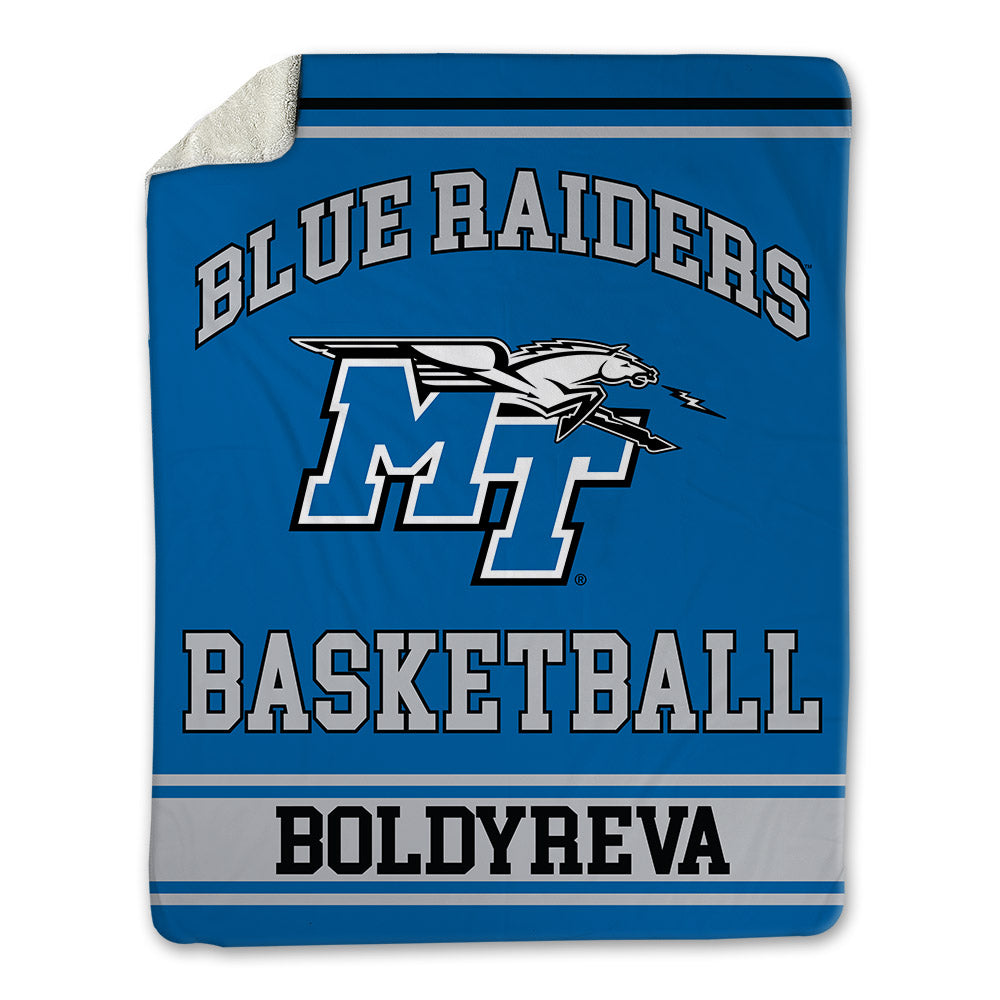 MTSU - NCAA Women's Basketball : Anastasiia Boldyreva - Blanket-0