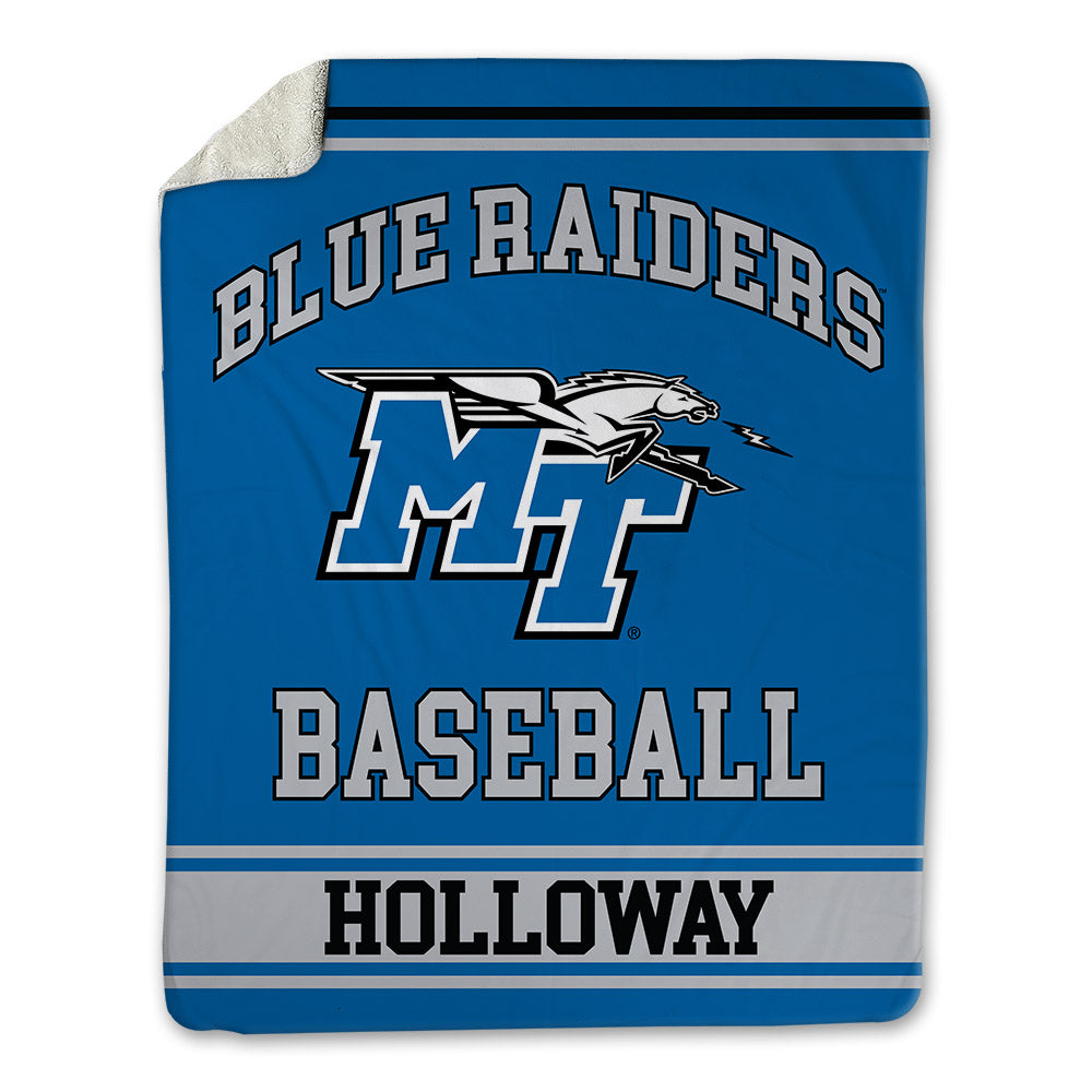 MTSU - NCAA Baseball : Brady Holloway - Blanket-0