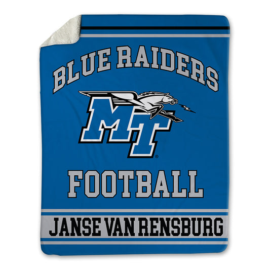 MTSU - NCAA Football : Otto Janse Van Rensburg - Blanket-0