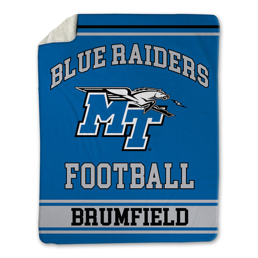 MTSU - NCAA Football : Samuel Brumfield - Blanket-0