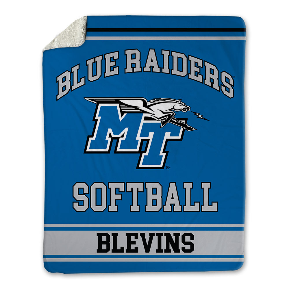 MTSU - NCAA Softball : Ansley Blevins - Blanket-0