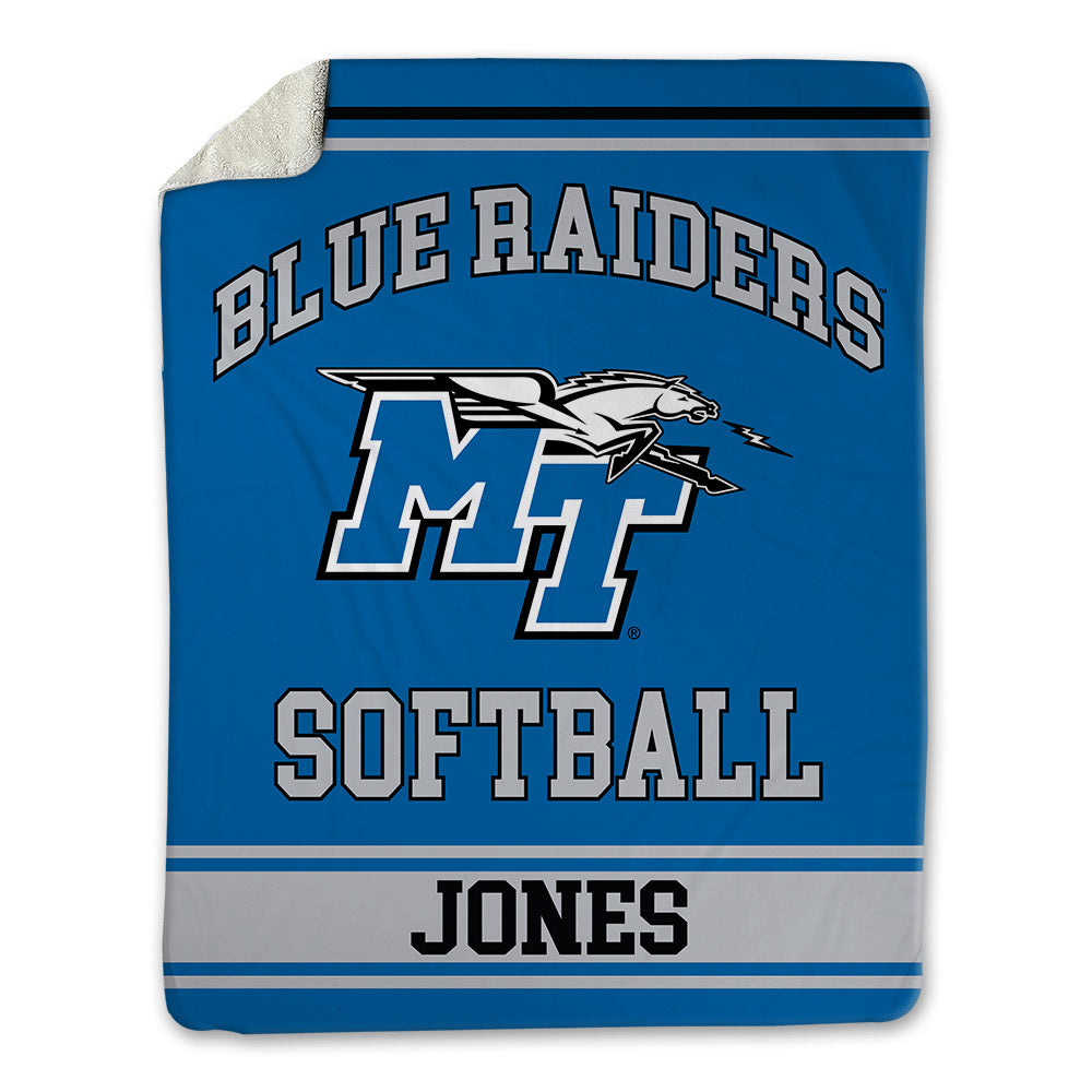 MTSU - NCAA Softball : Lani Jones - Blanket-0