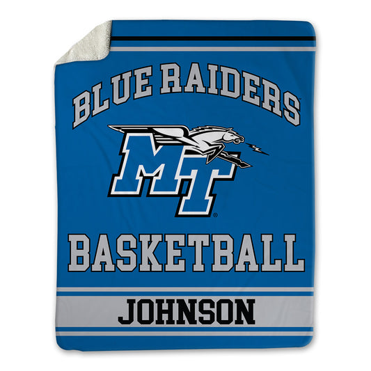 MTSU - NCAA Men's Basketball : Jacob Johnson - Blanket-0