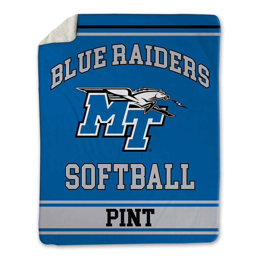 MTSU - NCAA Softball : Mady Pint - Blanket-0