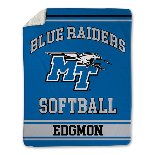 MTSU - NCAA Softball : Addy Edgmon - Blanket-0