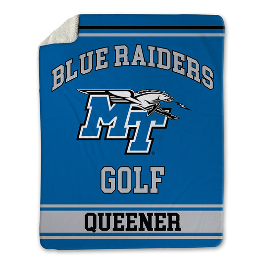 MTSU - NCAA Men's Golf : Owen Queener - Blanket-0