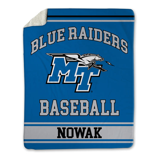 MTSU - NCAA Baseball : Owen Nowak - Blanket-0