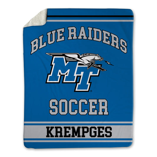 MTSU - NCAA Women's Soccer : Kadence Krempges - Blanket-0