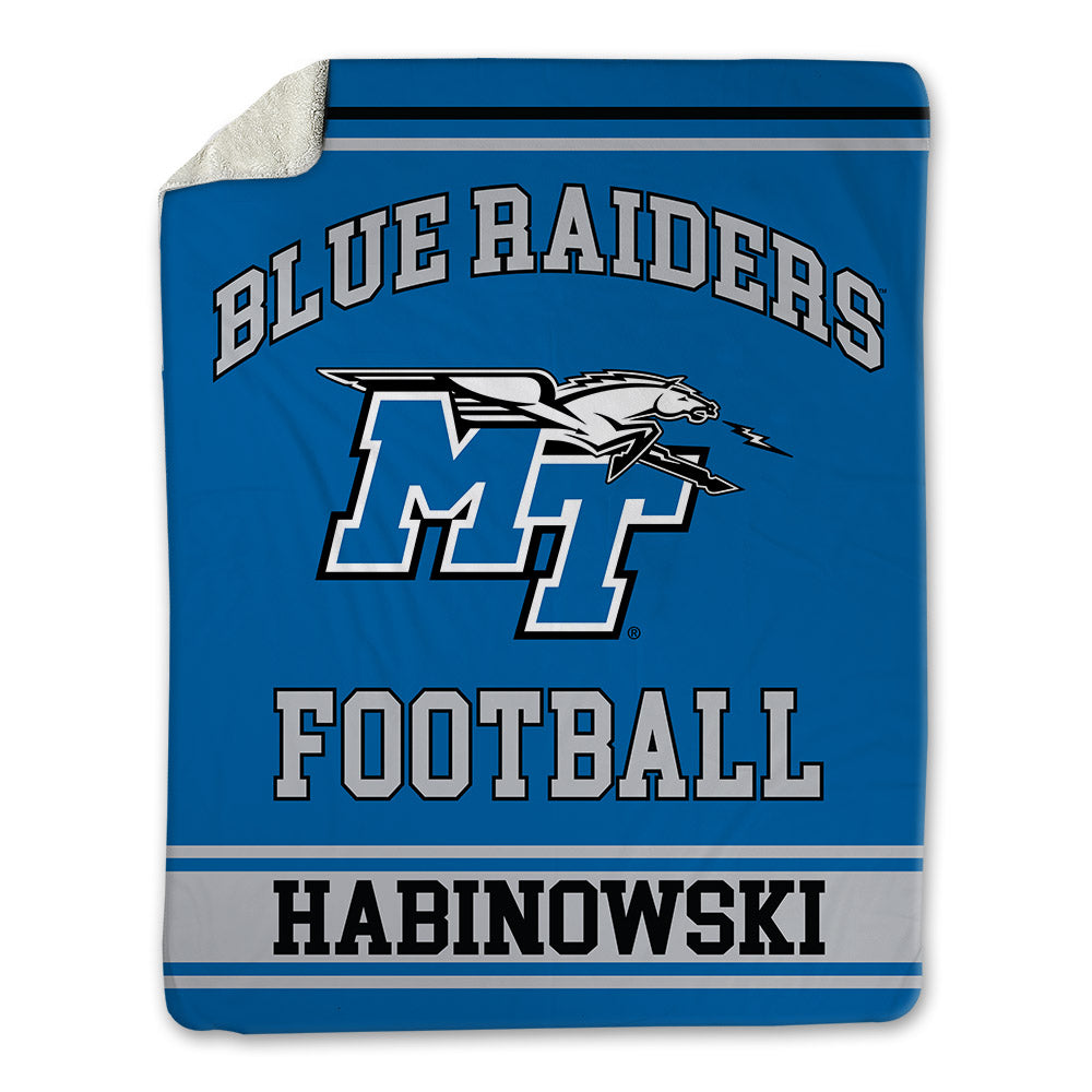 MTSU - NCAA Football : Joseph Habinowski - Blanket-0