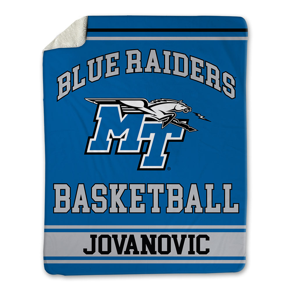 MTSU - NCAA Men's Basketball : Luka Jovanovic - Blanket-0