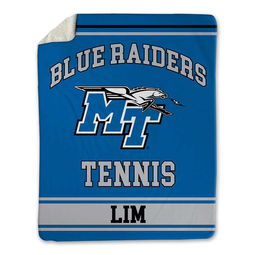 MTSU - NCAA Women's Tennis : Zenn Lim - Blanket-0