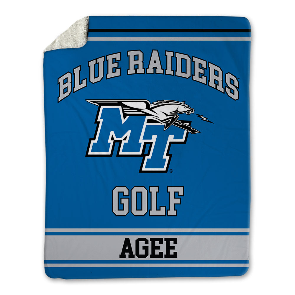 MTSU - NCAA Men's Golf : Joseph Agee - Blanket-0